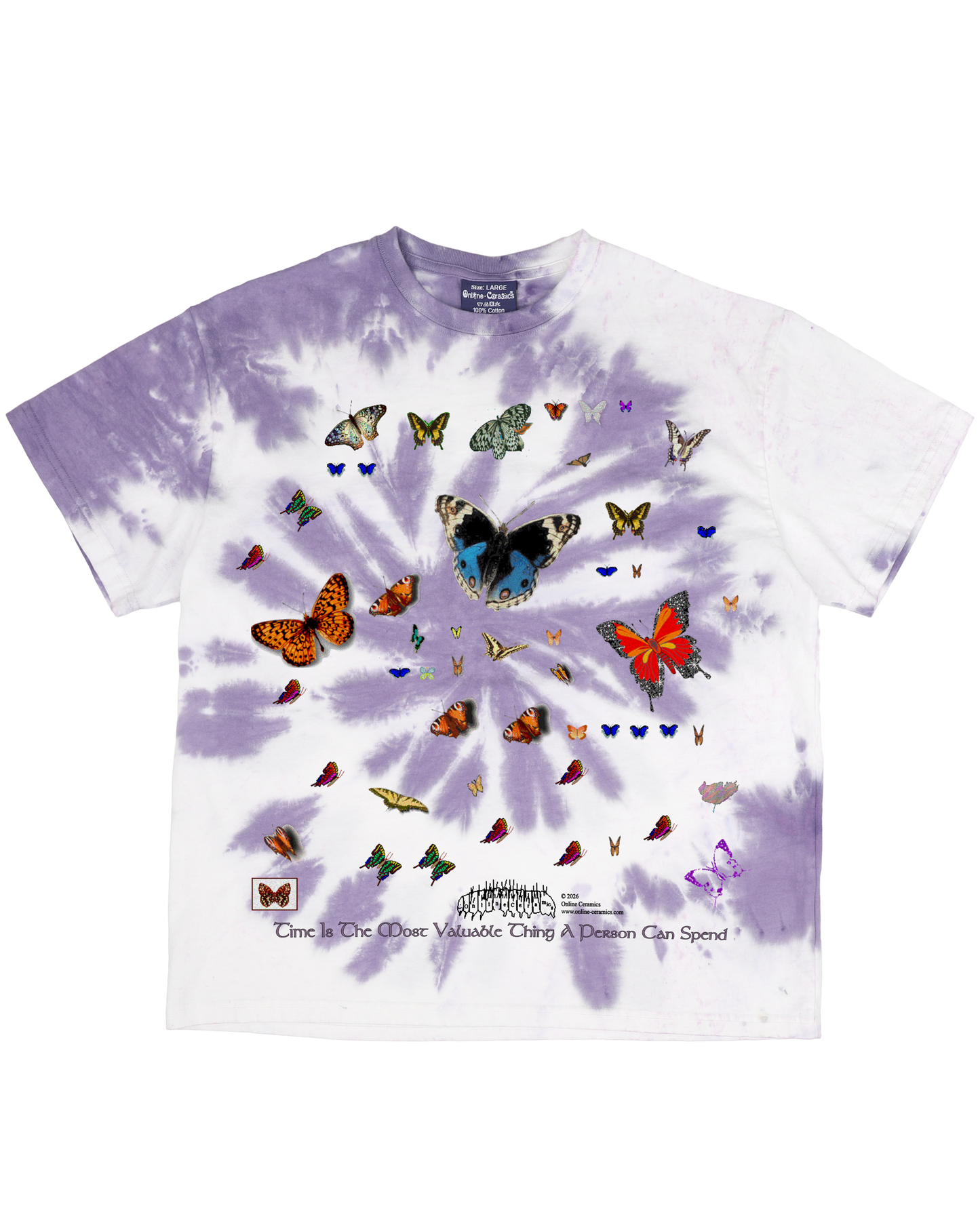 Time Is the Most Valuable Thing A Person Can Spend - Tie Dyed Tee