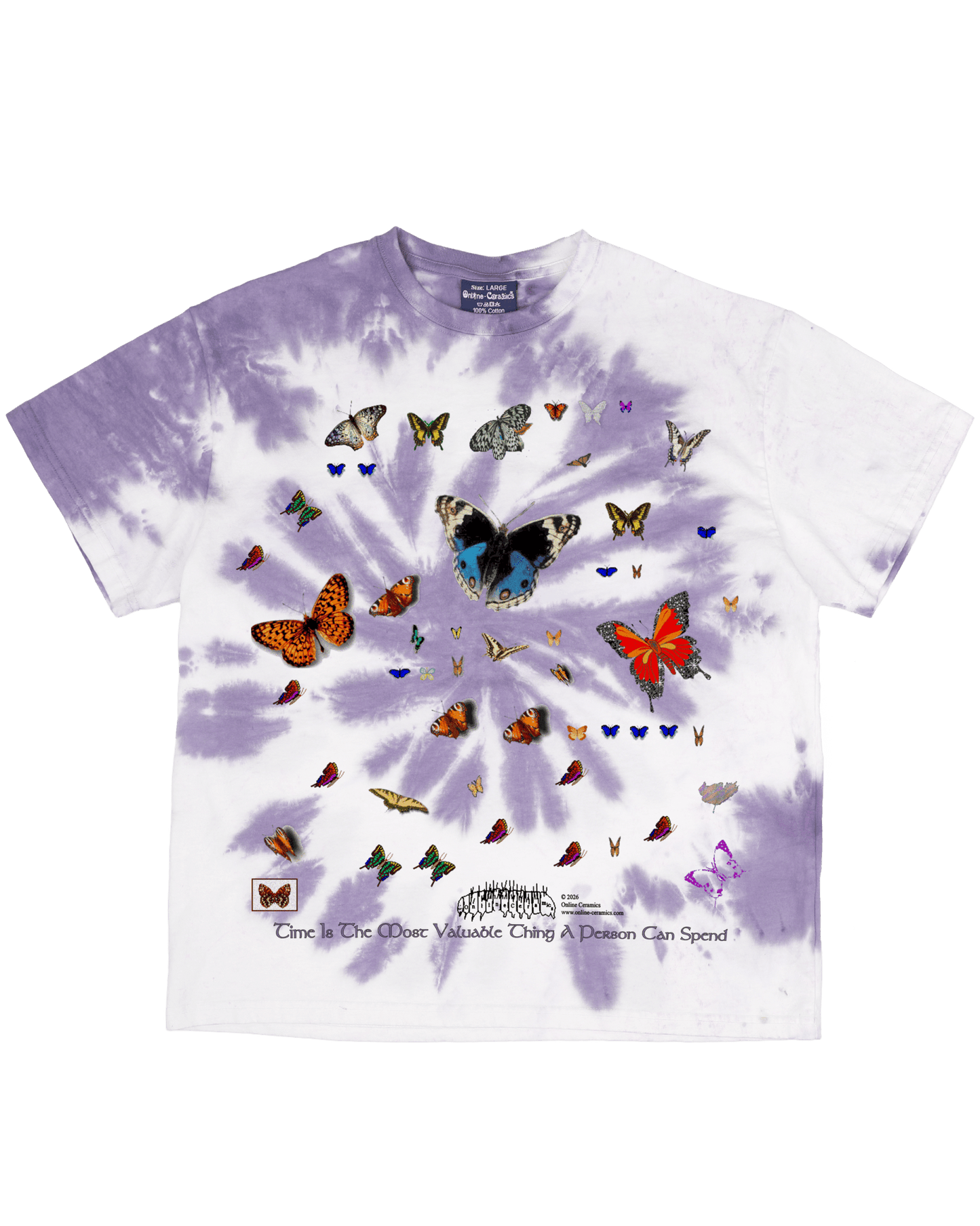 Time Is the Most Valuable Thing A Person Can Spend - Tie Dyed Tee