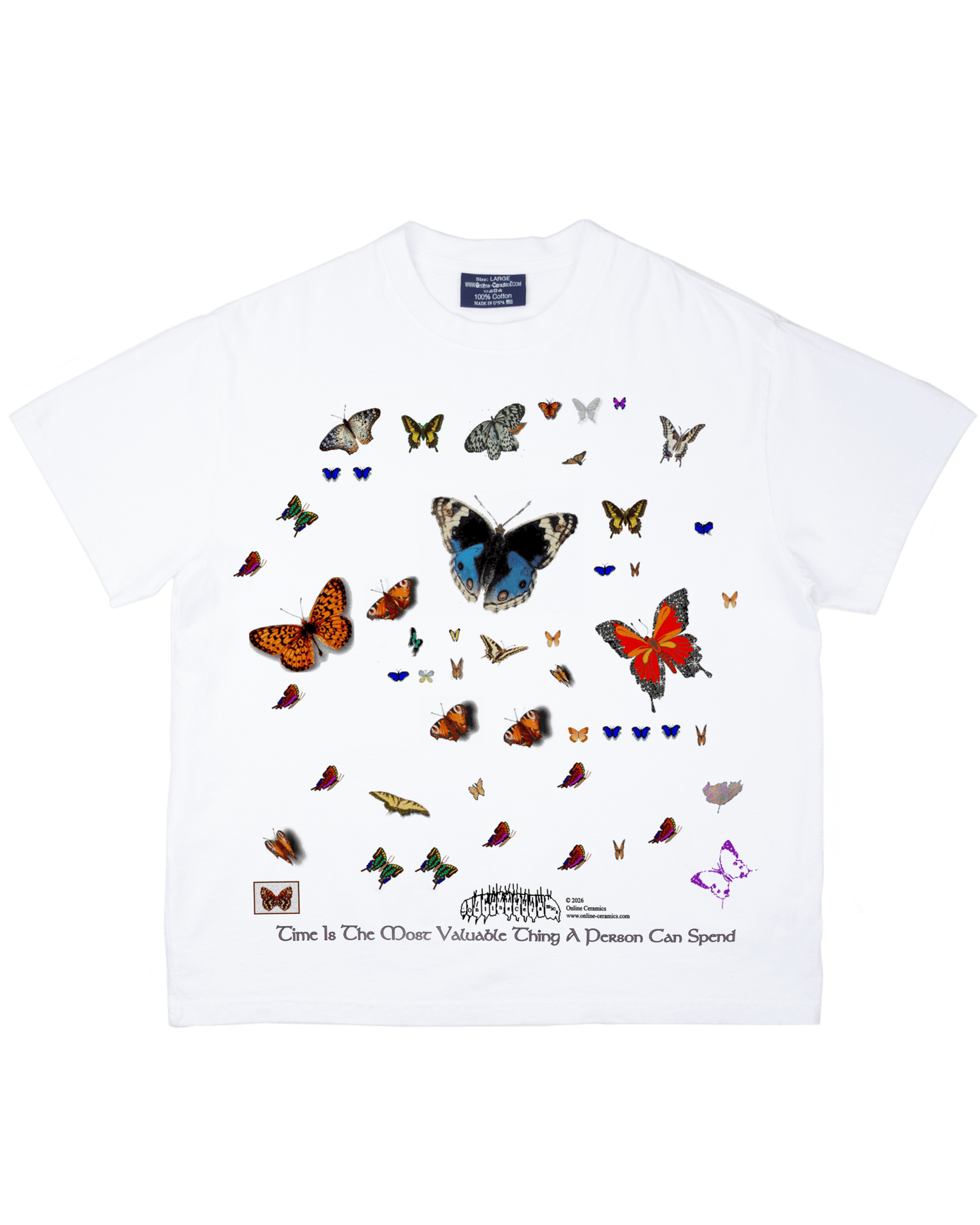 Time Is the Most Valuable Thing A Person Can Spend - White Tee