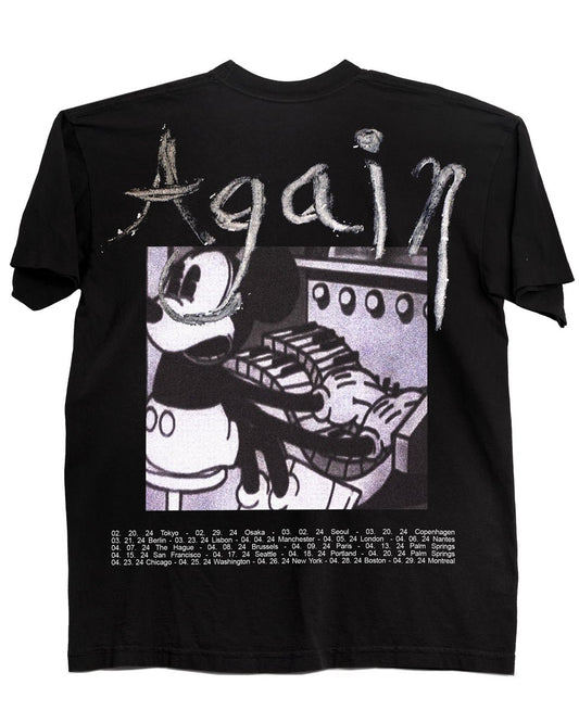 Italicized OPN - Black Tee