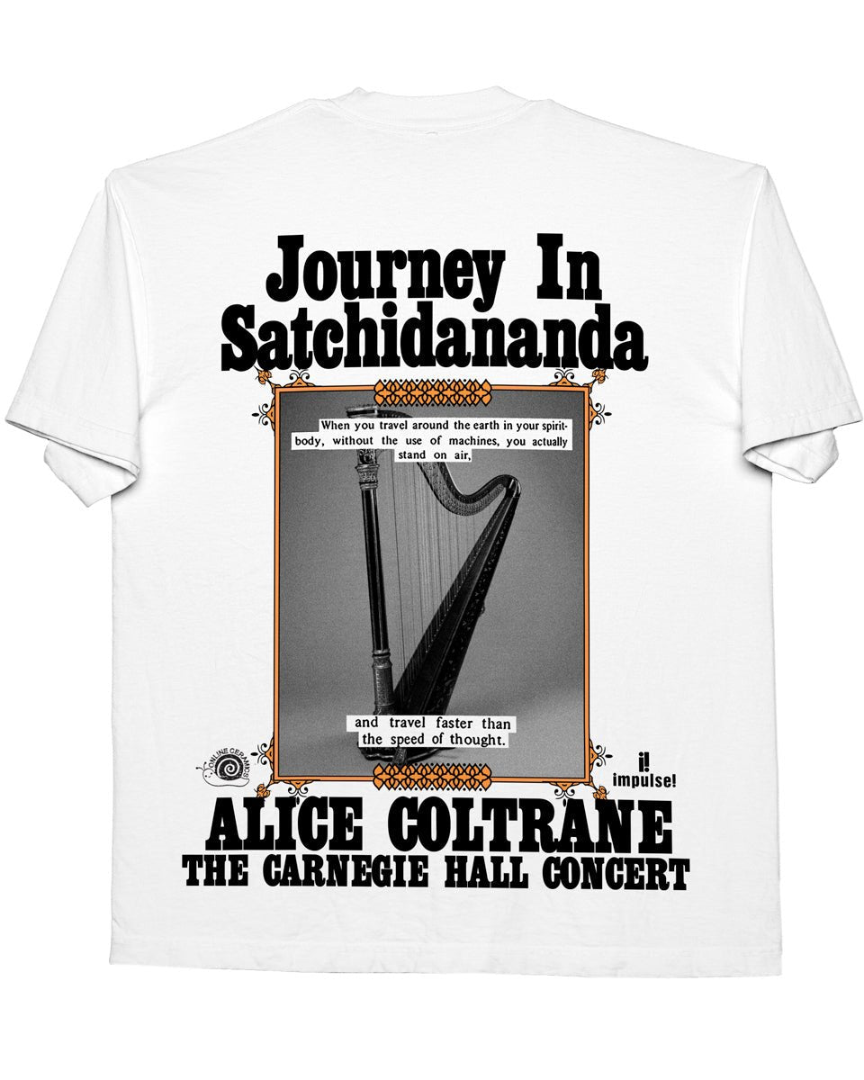 Alice Coltrane - The Earth Looks So Peaceful From Above - White Tee