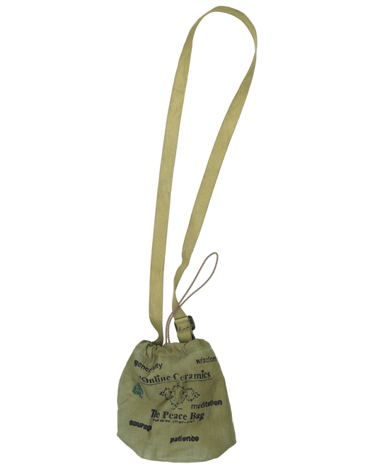 Peace Bag - Hand Dyed Moss