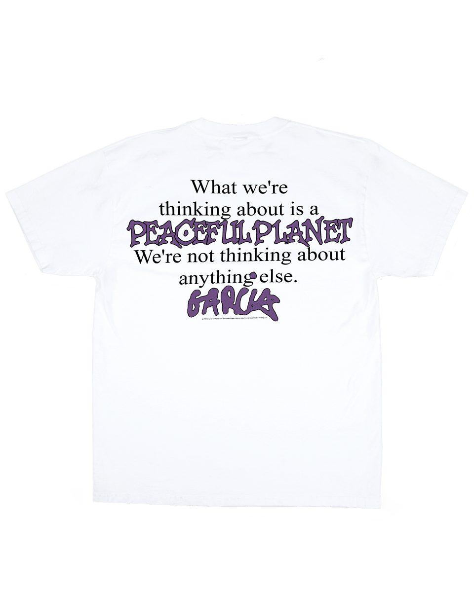Jerry Garcia "Peaceful Planet" - White Tee