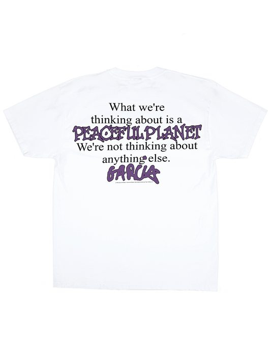 Jerry Garcia "Peaceful Planet" - White Tee