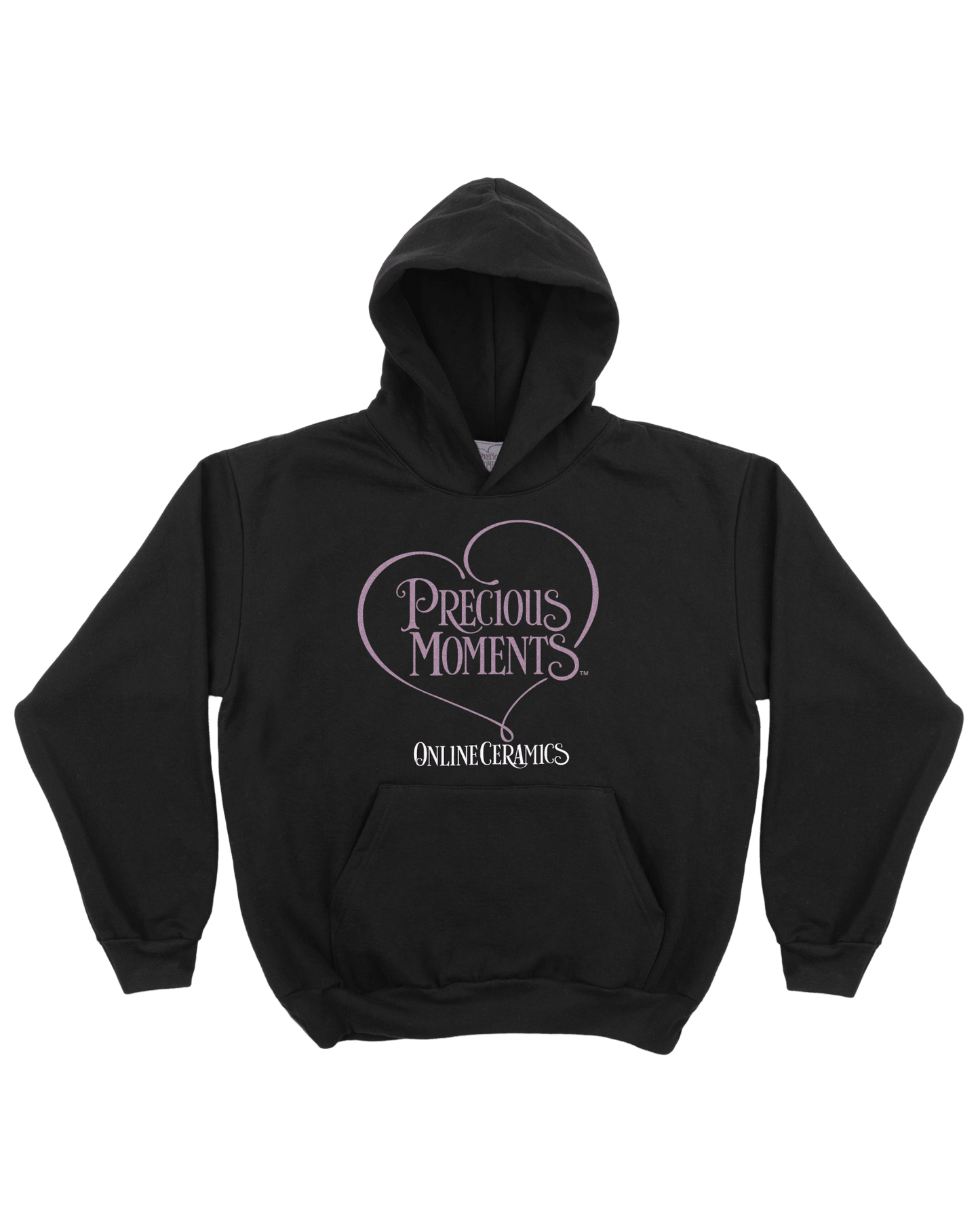 Precious Moments "Heart Logo" - Off Black Hoodie