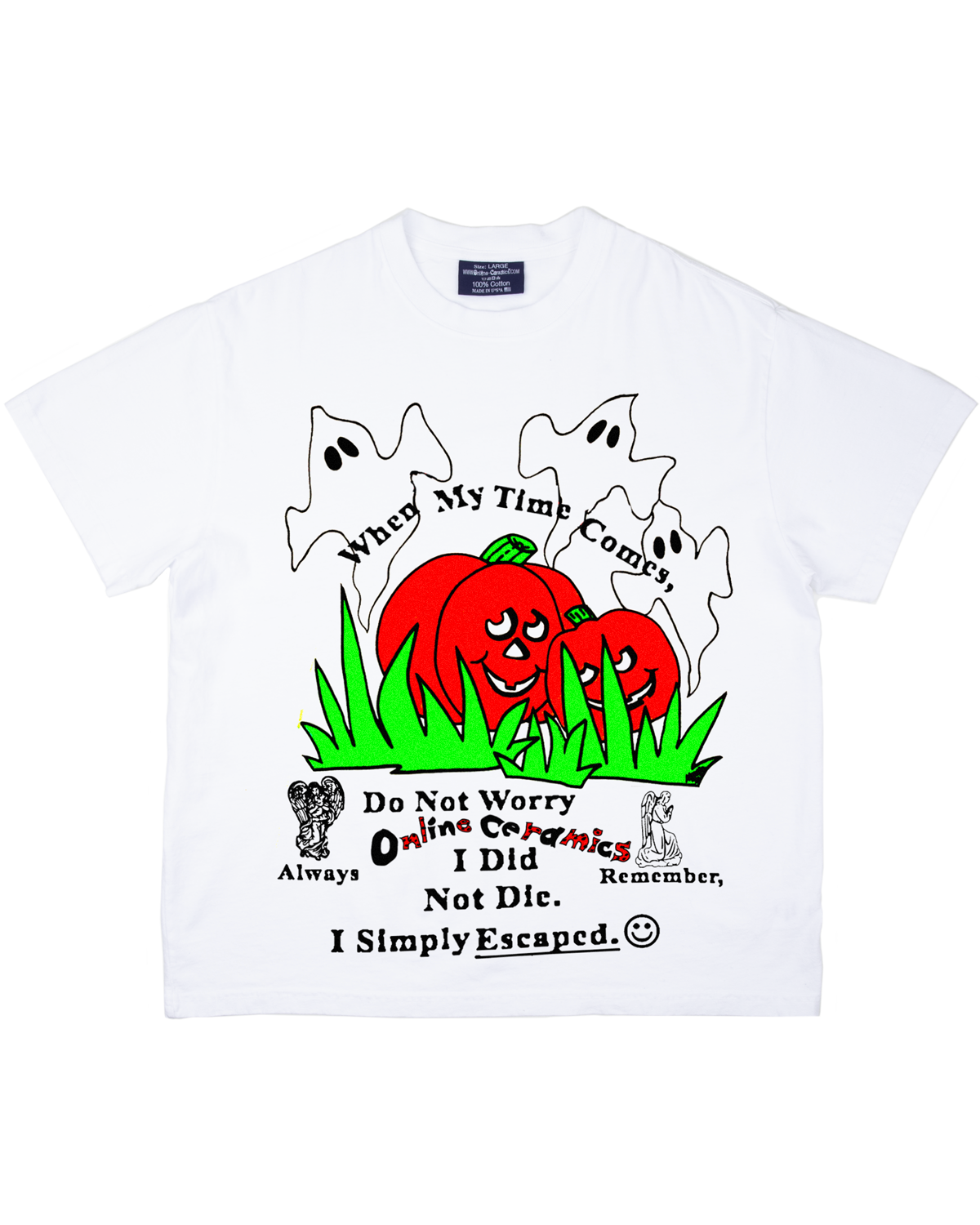 When My Time Comes - White Tee