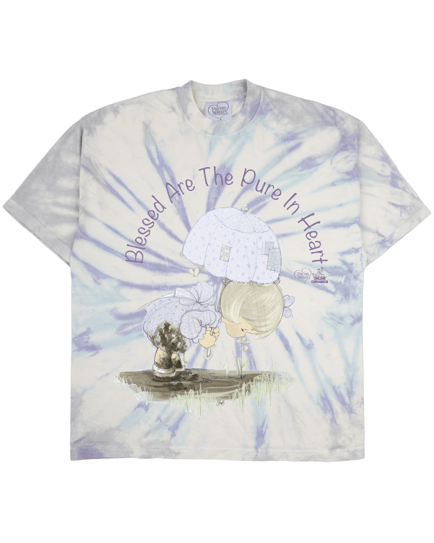 Precious Moments "Blessed Are The Pure In Heart" - Dye Tee