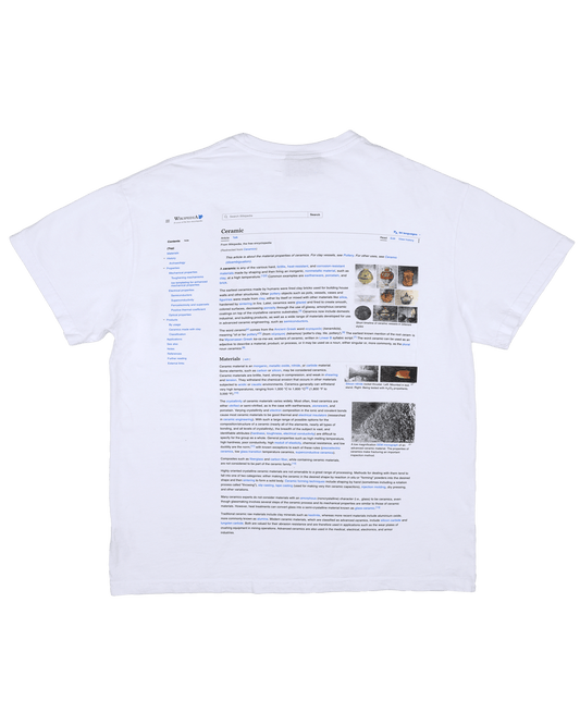 Online and Offline Ceramic - White Tee