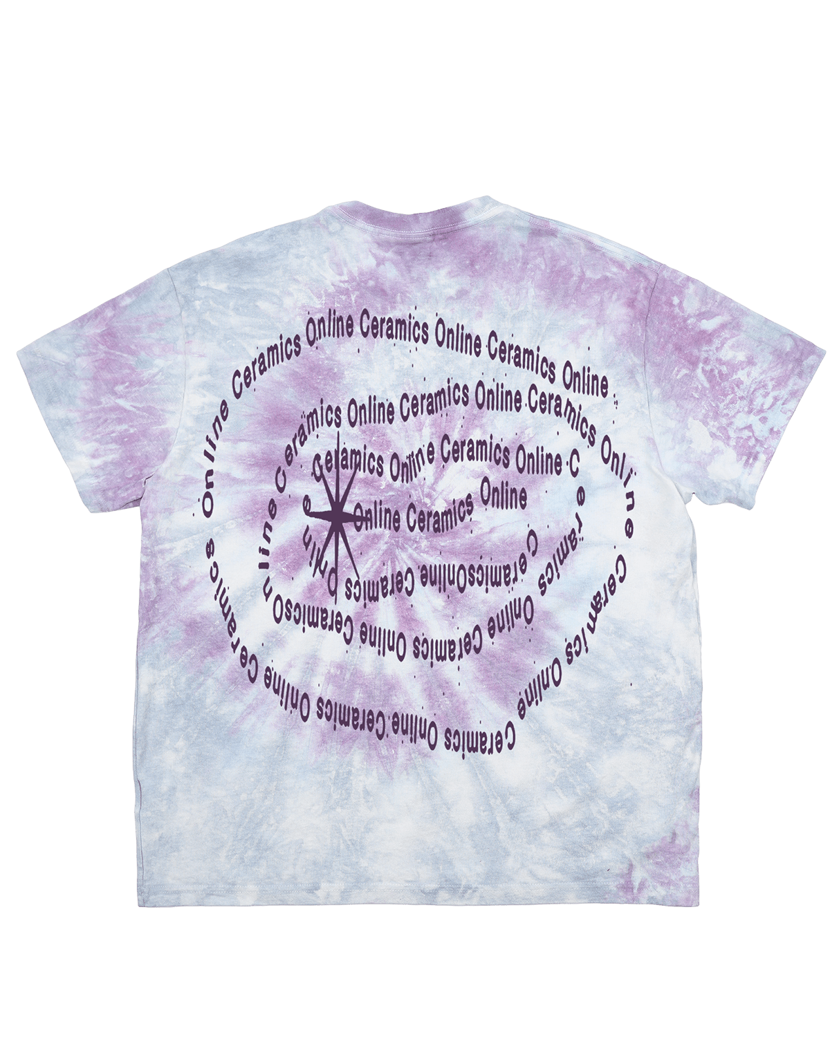 Shooting Star 2 - Washed Lavender Sky Tie Dye Tee