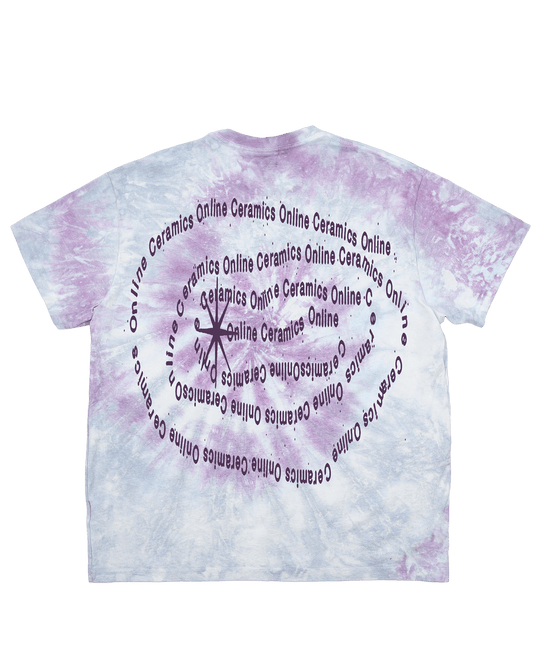 Shooting Star 2 - Washed Lavender Sky Tie Dye Tee
