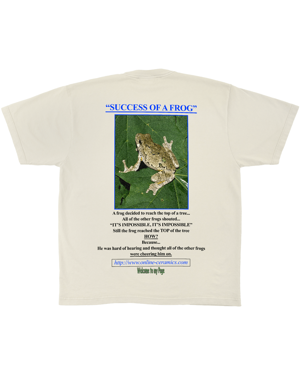 Success Of A Frog - Cream Tee