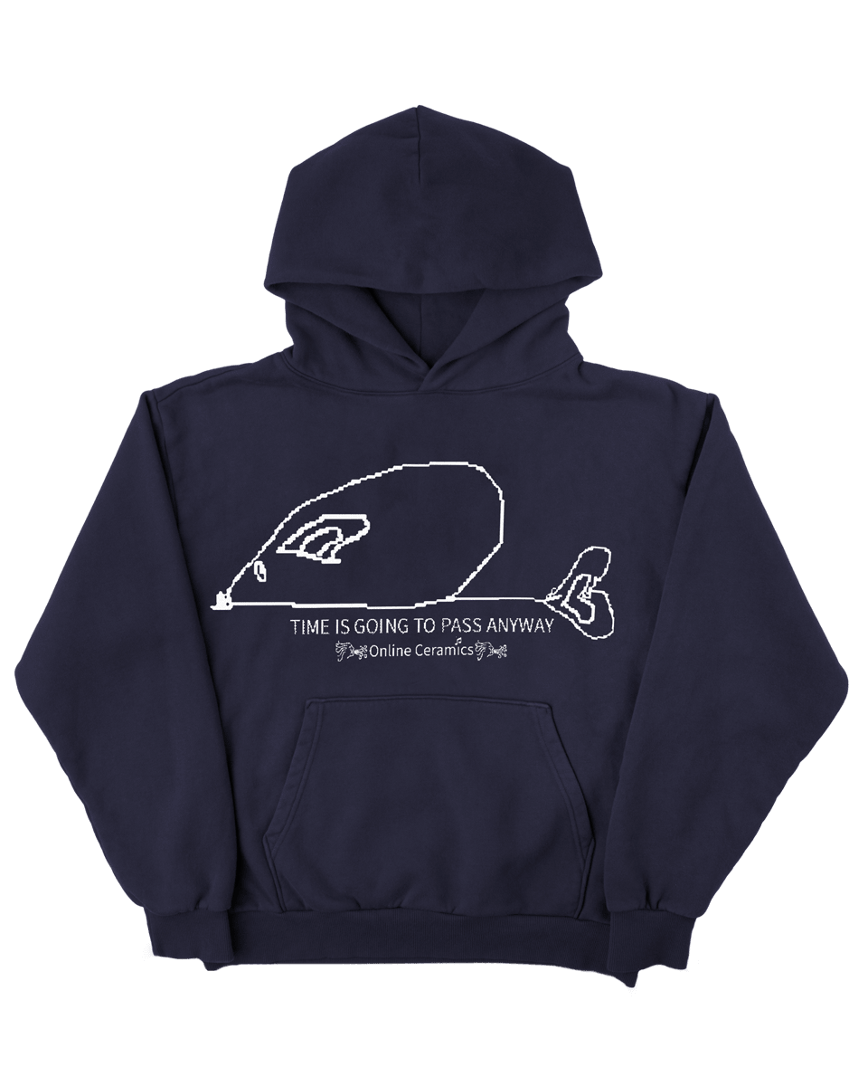 Time Is Going to Pass Anyway - Navy Hoodie