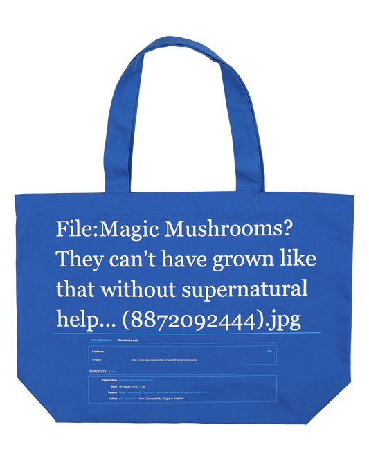 Wikipedia Magic Mushrooms? - Blue Tote
