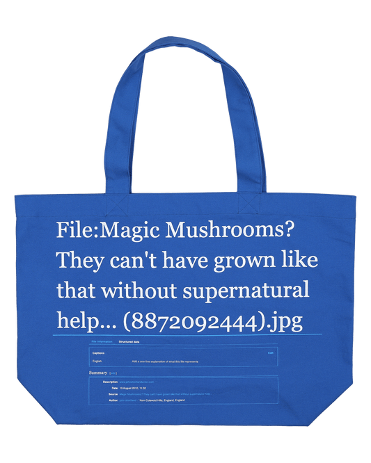 Wikipedia Magic Mushrooms? - Blue Tote