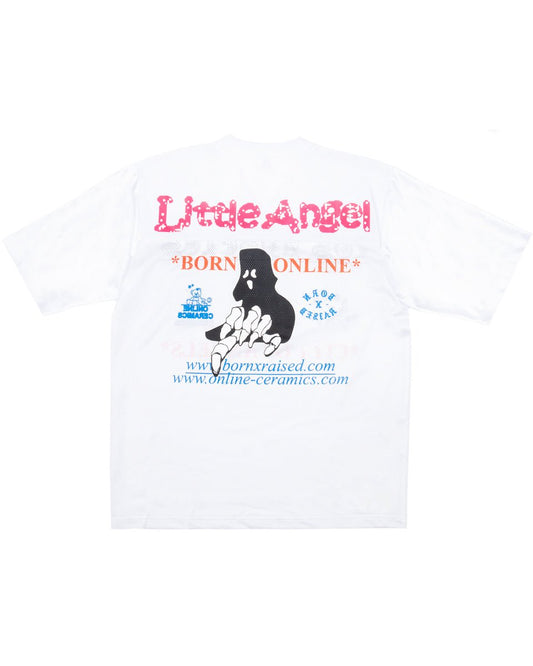 Born X Raised + Online Ceramics - White Football Jersey