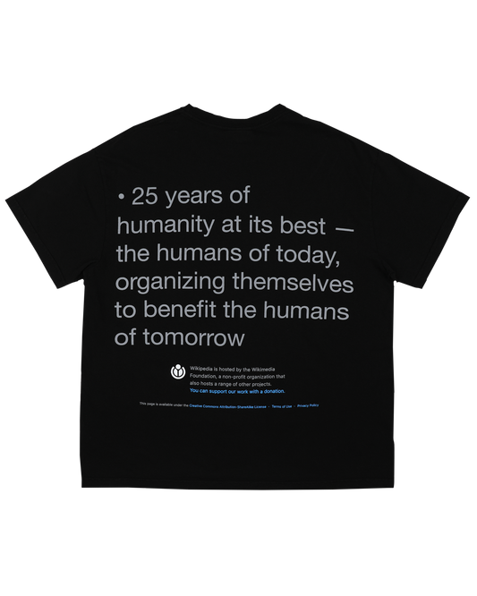 The Humans of Today - Black Tee