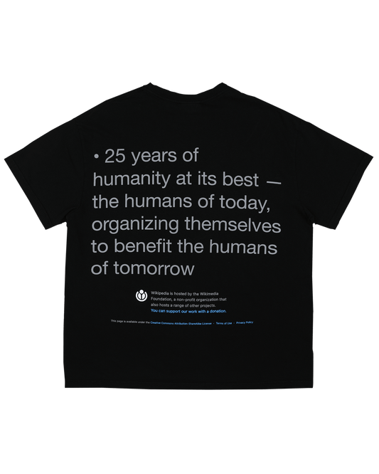 The Humans of Today - Black Tee