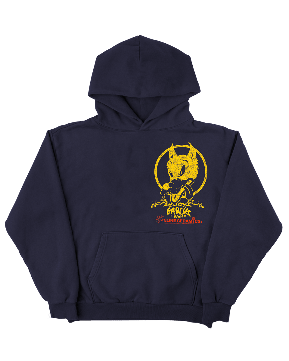 Jerry Garcia "Wolf" - Navy Hoodie