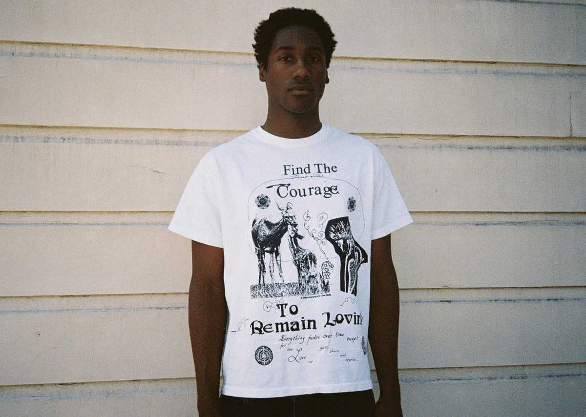Courage - White Tee