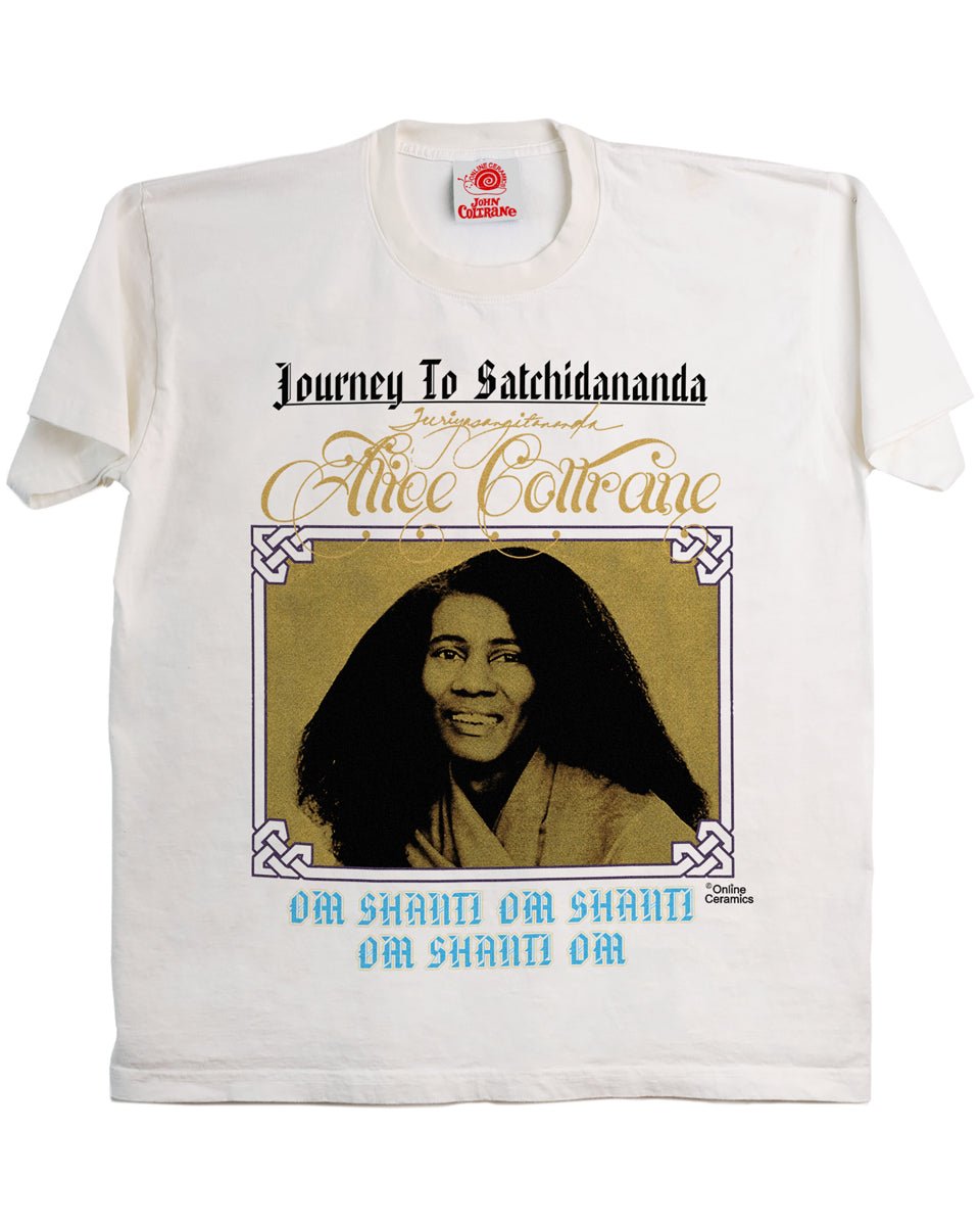 Alice Coltrane: Journey to Satchidananda - White Tee – Online Ceramics