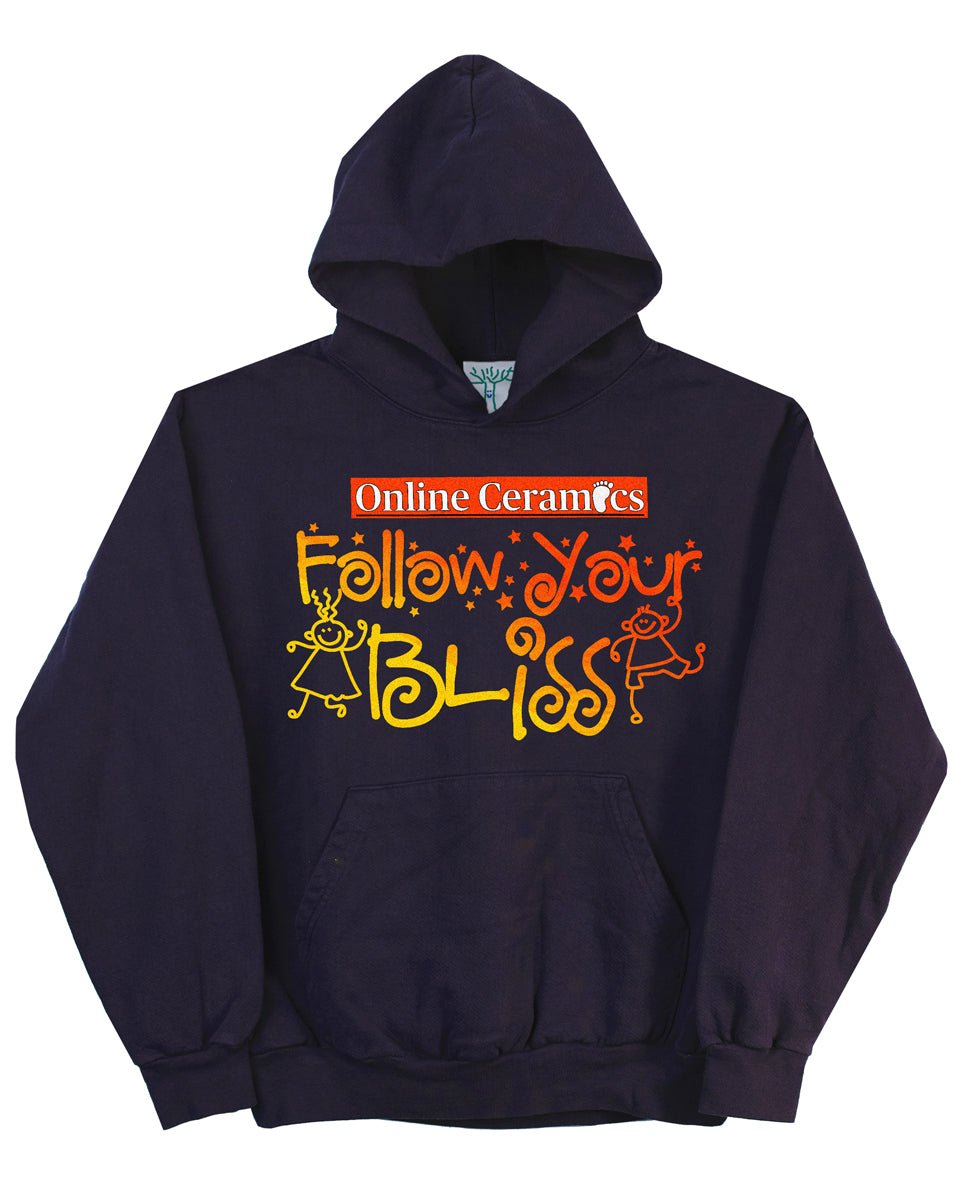 Follow Your Bliss - 14oz Heavy Fleece Hoodie – Online Ceramics