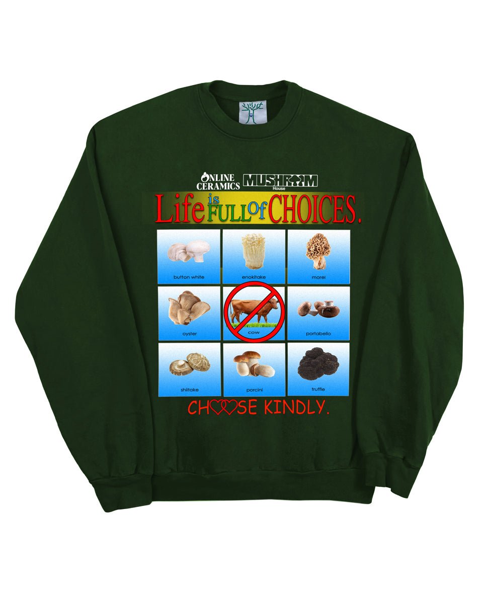 Eat Mushrooms - Ivy (14oz Heavy Fleece) – Online Ceramics