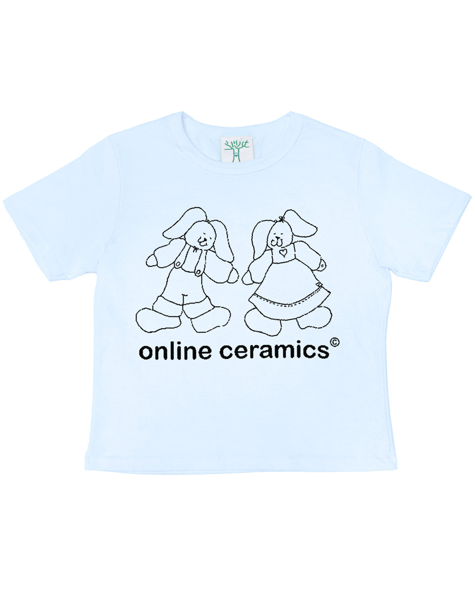 Bunny Logo - Blue Baby Tee