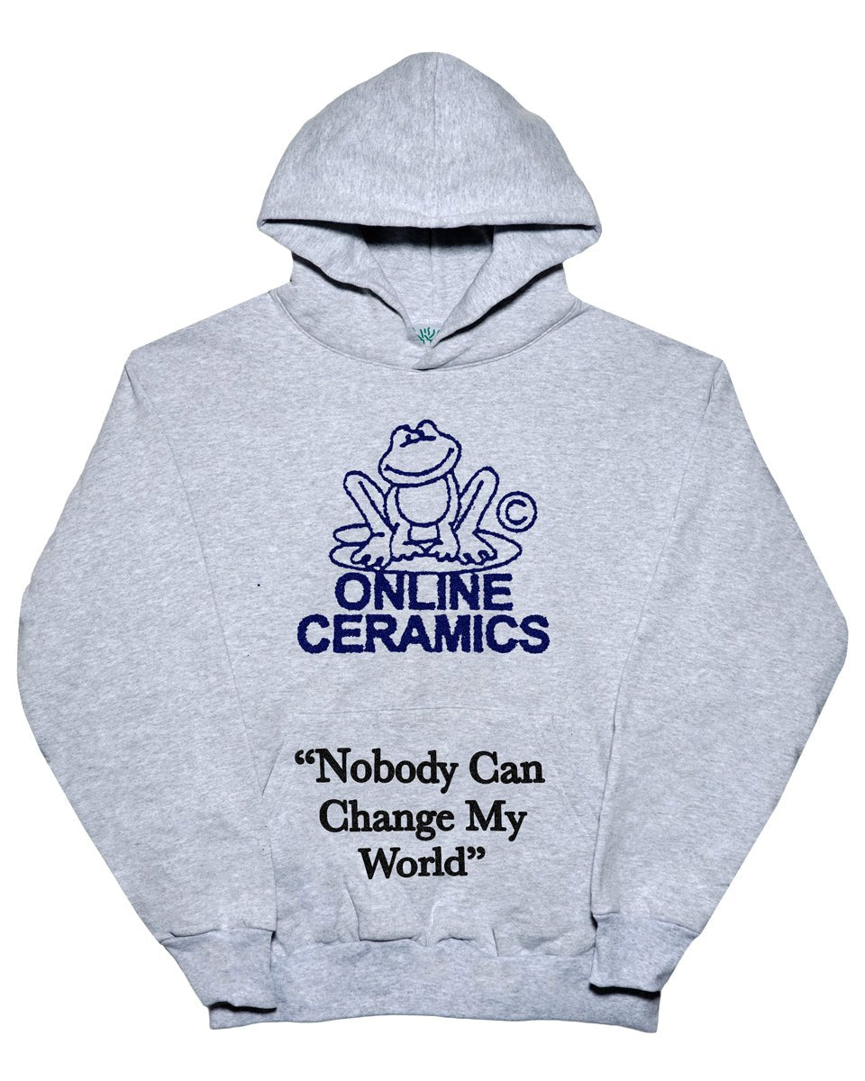 Nobody Can Change My World - Ash Hoodie (14oz Heavy Fleece