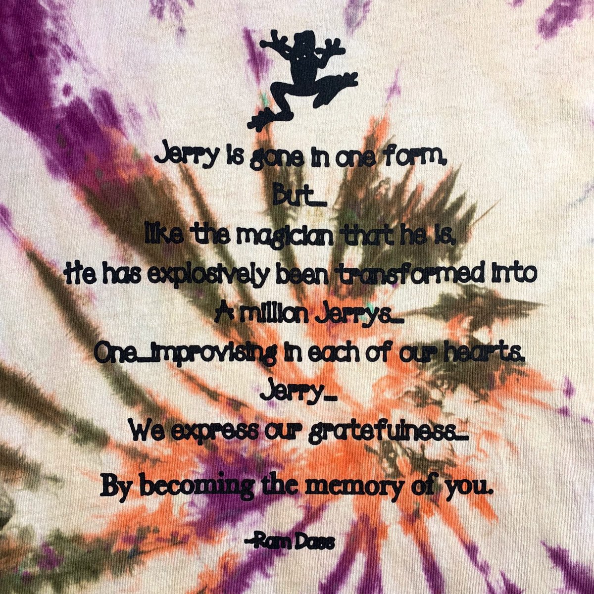 Jerry Froggy (hand dyed at our studio in LA)