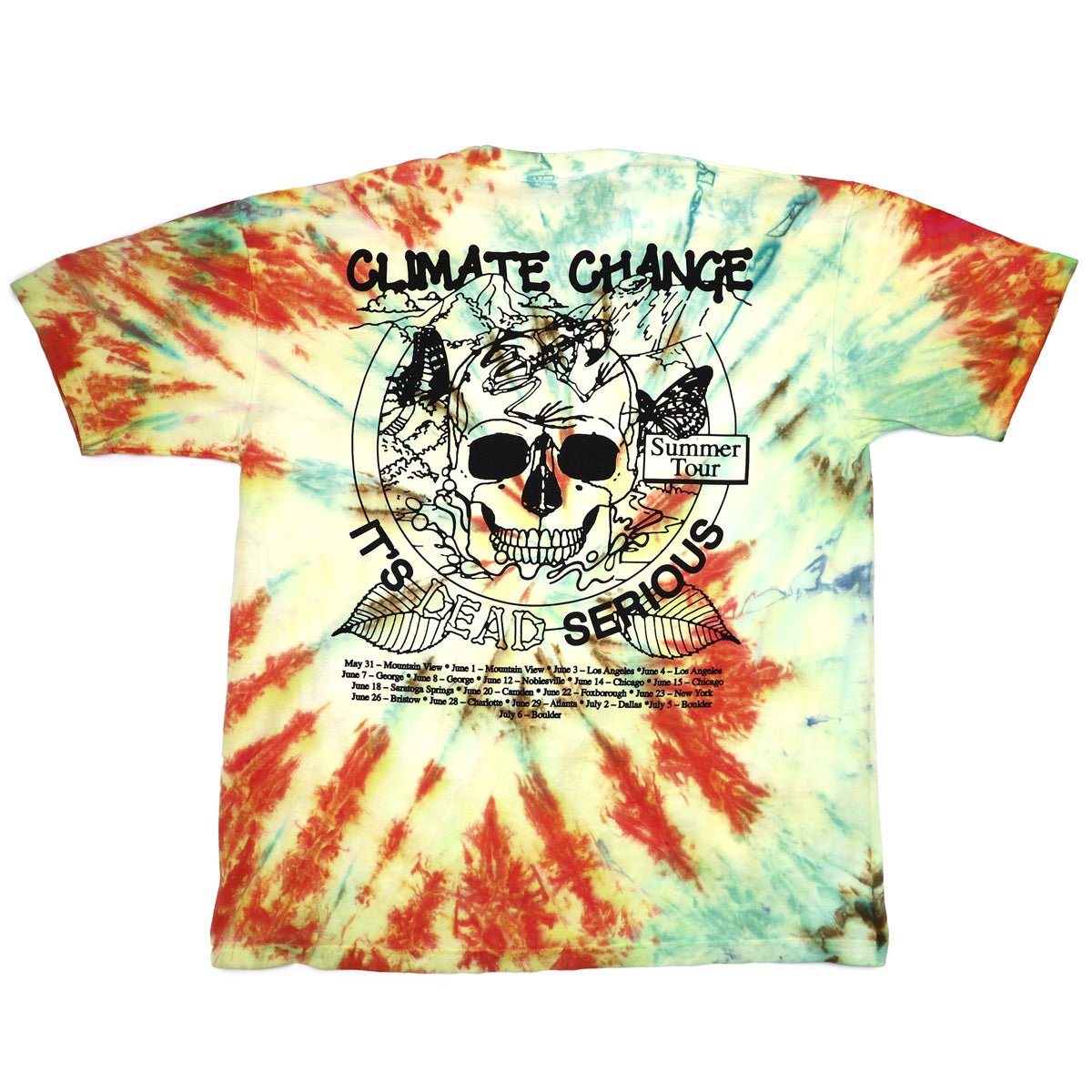 Climate Change is Dead Serious (hand dyed at our studio in LA)