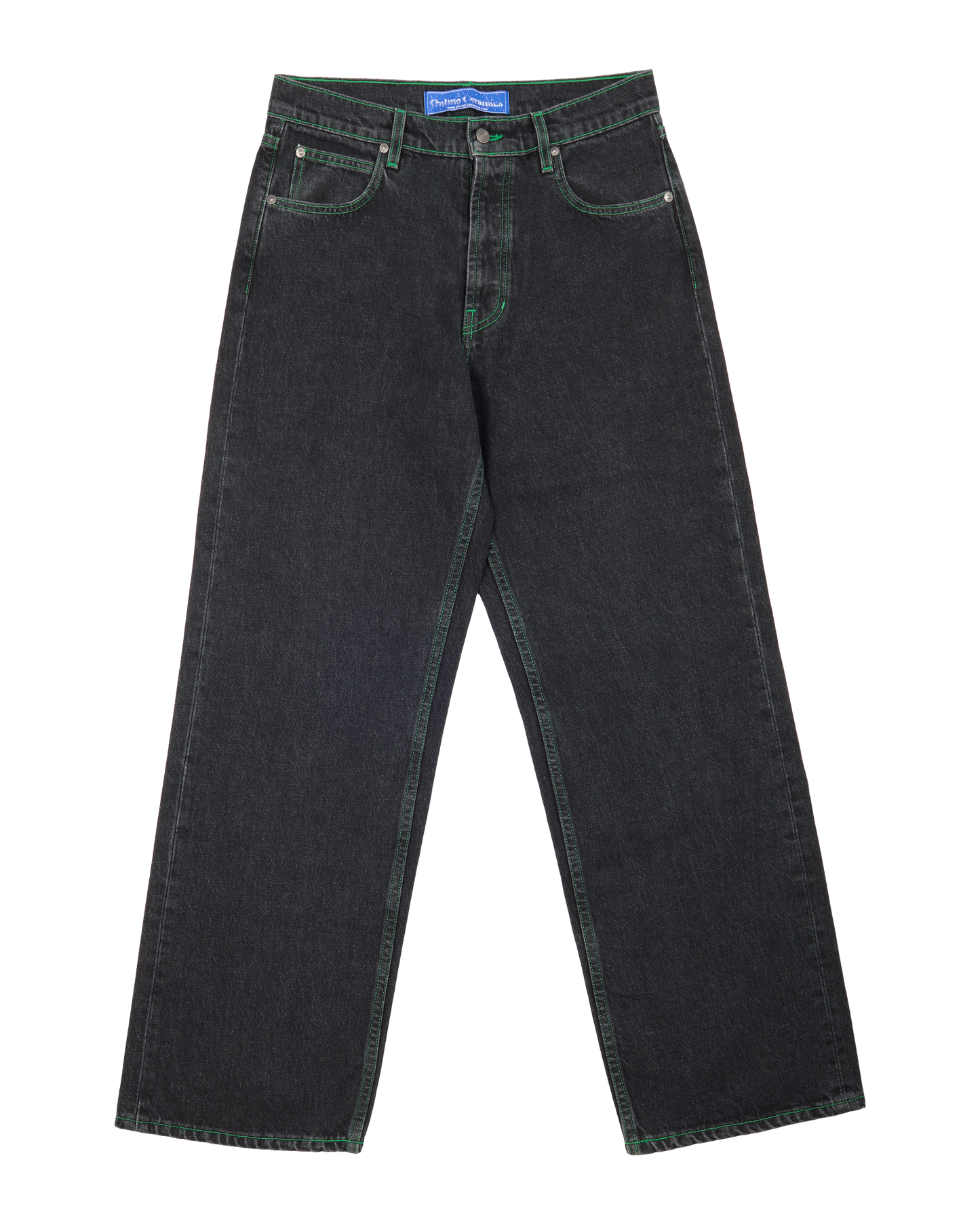 Relaxed Leg Jeans - Coal Mine Black