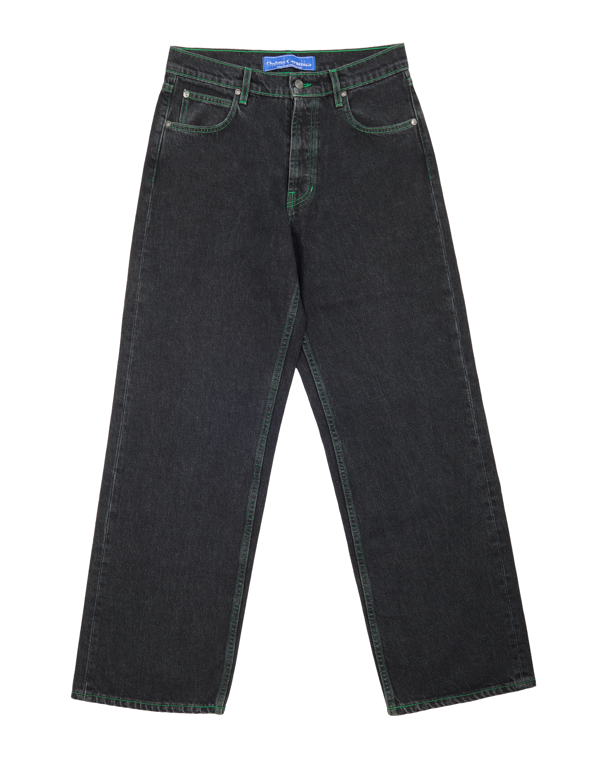 Relaxed Leg Jeans - Coal Mine Black