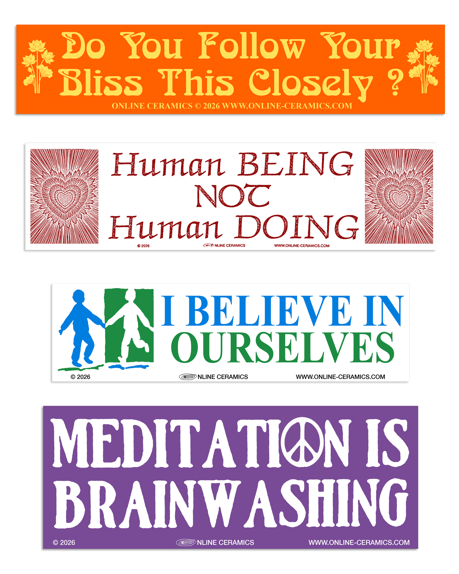 SUMMER 2026 BUMPER STICKERS
