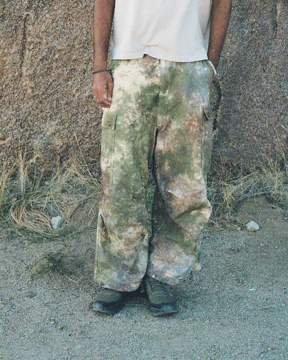 Hand Dyed "Camo" - Rip-Stop Cargos