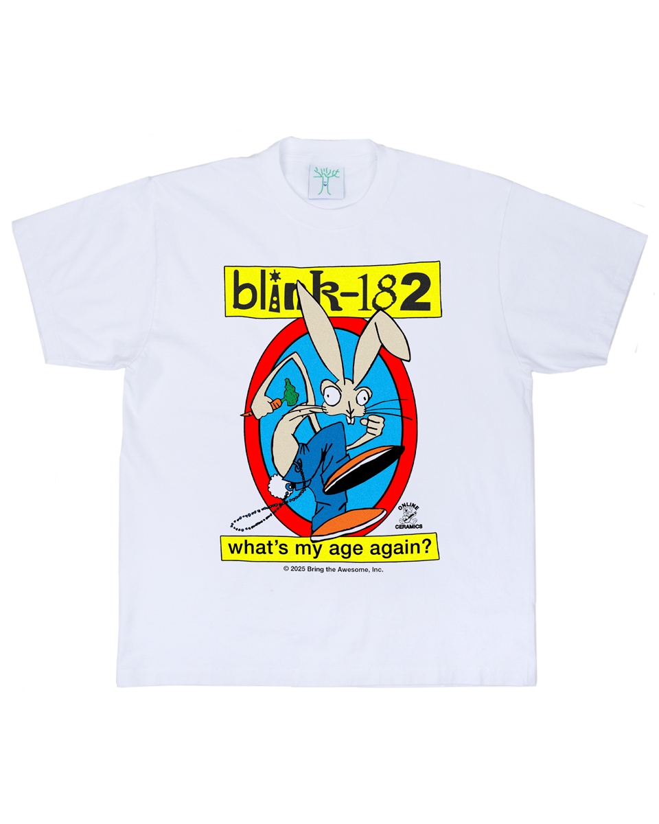 blink-182 "What's My Age Again?" - White Tee