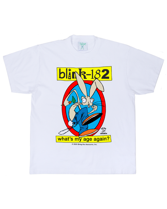 blink-182 "What's My Age Again?" - White Tee