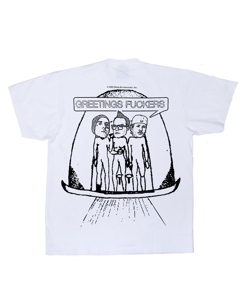 blink-182 "Aliens Exist" - White Tee
