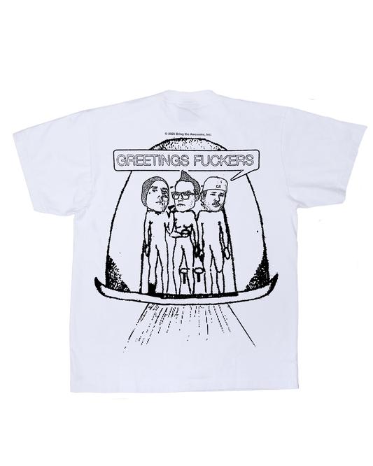 blink-182 "Aliens Exist" - White Tee