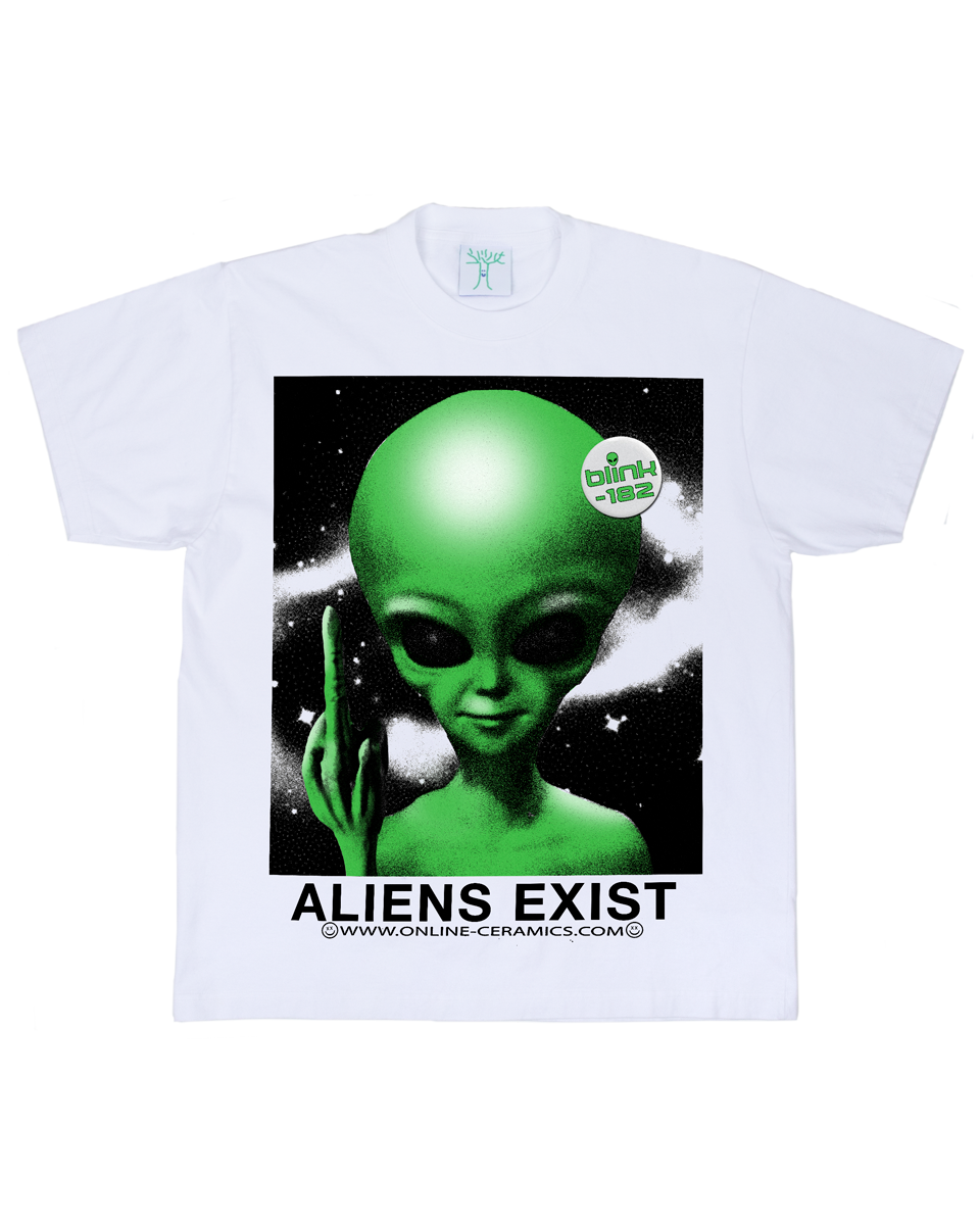 blink-182 "Aliens Exist" - White Tee