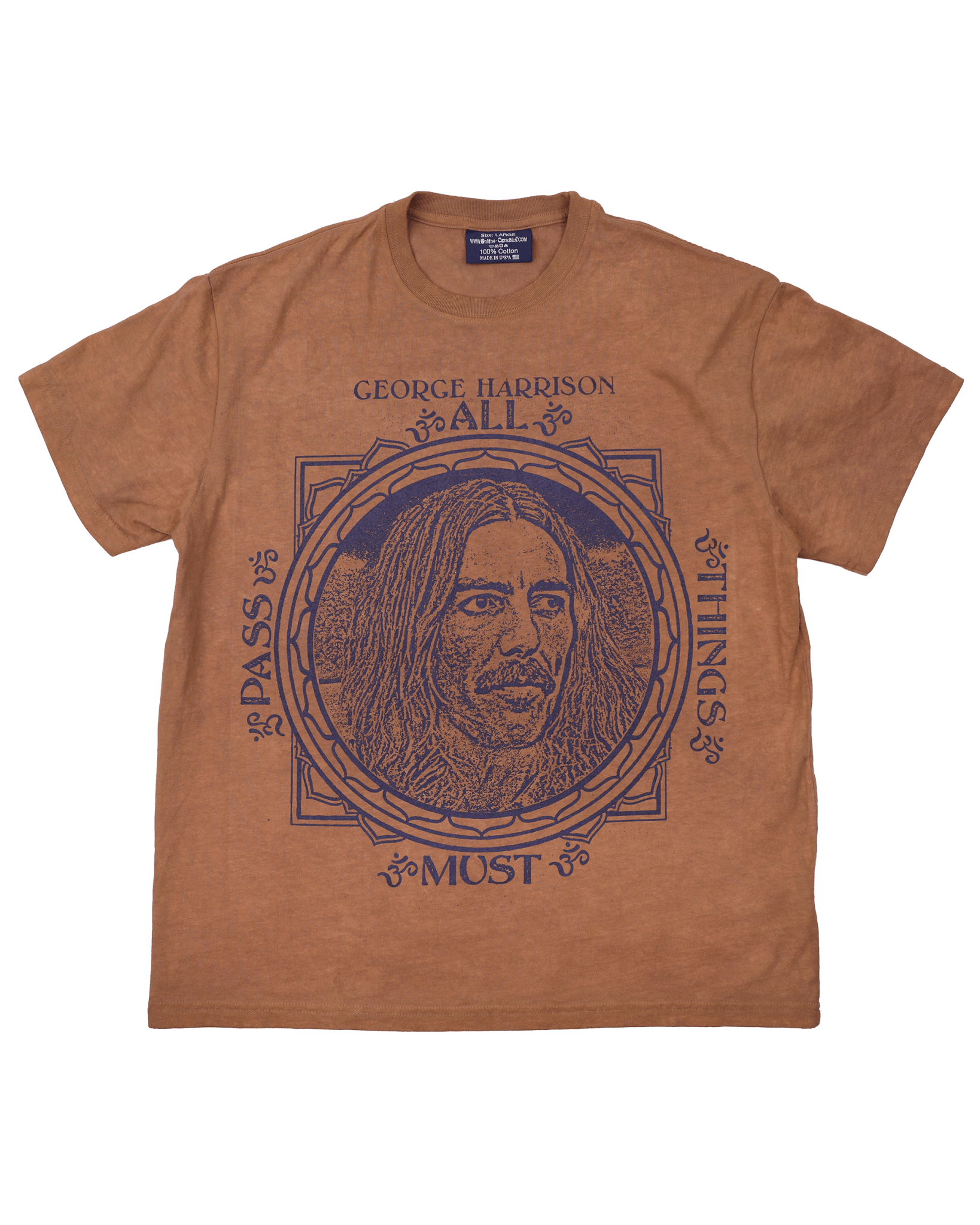 All Things Must Pass - Hand Dyed Vintage Rust Tee