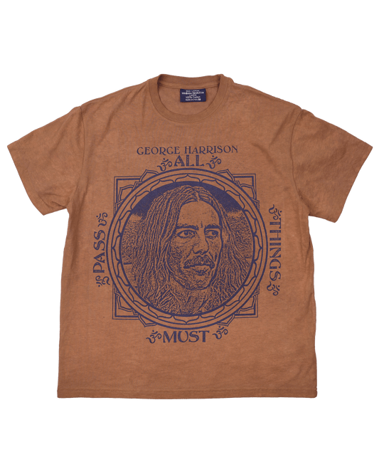 All Things Must Pass - Hand Dyed Vintage Rust Tee