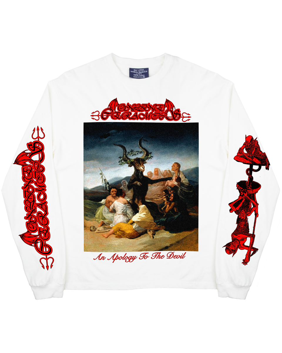 An Apology To The Devil - White Long Sleeve