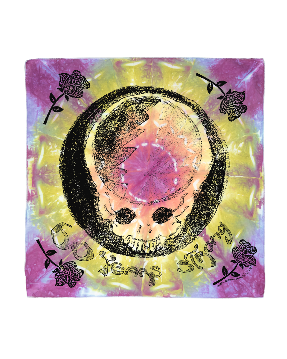 60 Years Strong - Tie Dye Bandana