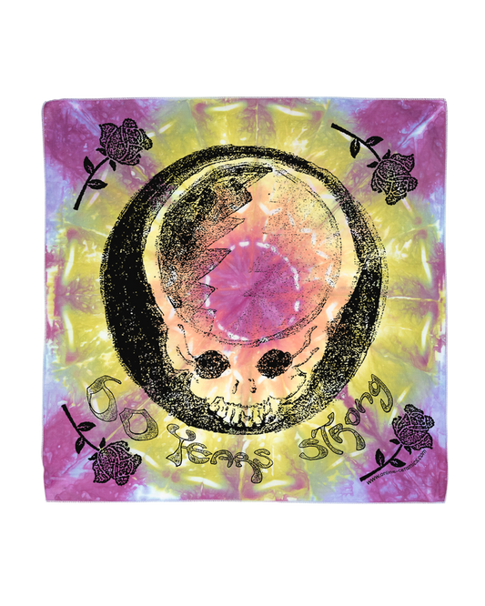 60 Years Strong - Tie Dye Bandana