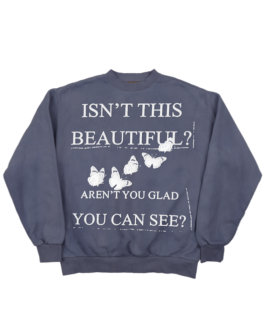 Aren't You Glad You Can See? - Hand Dip Dyed Fleece