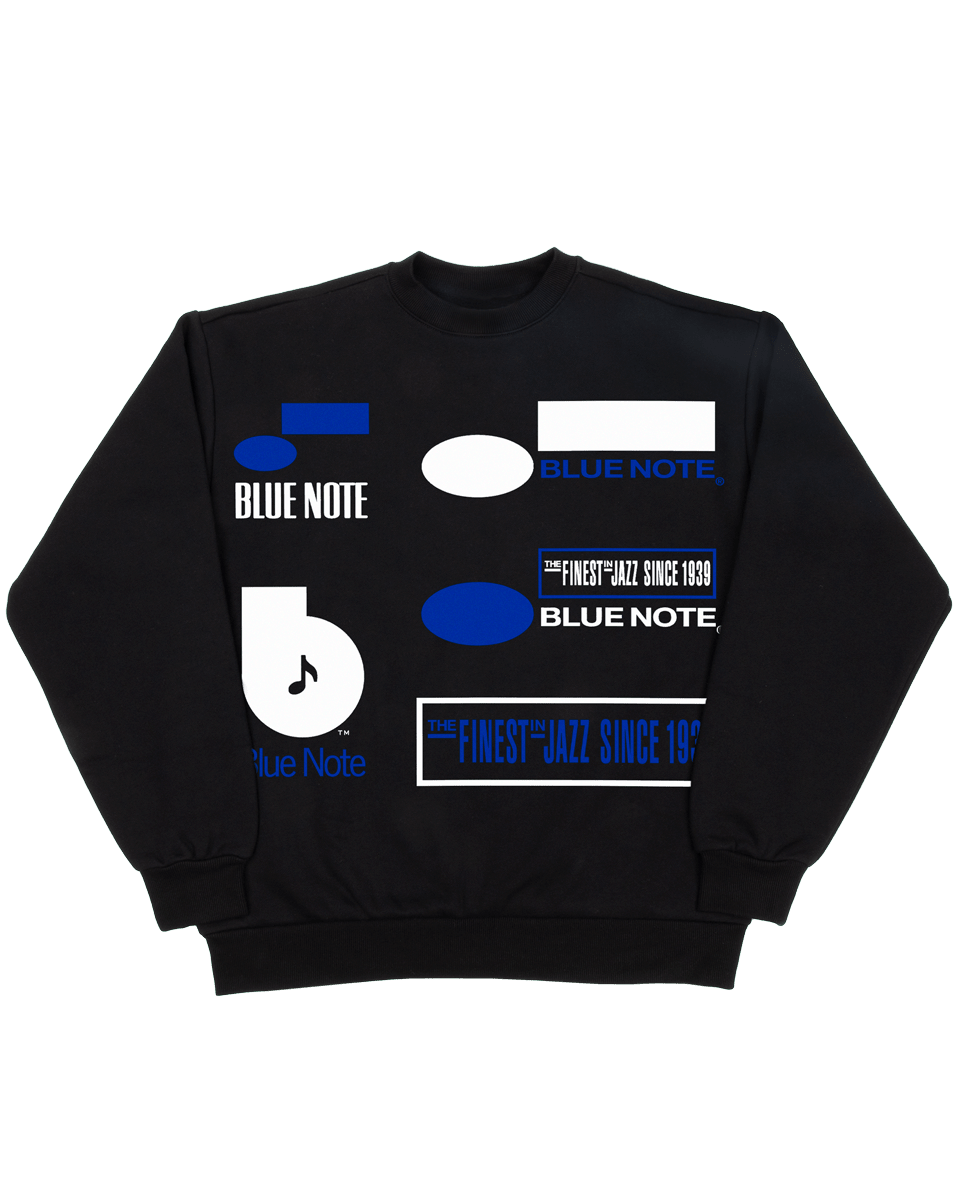 Blue Note “Logos” – Black Crewneck