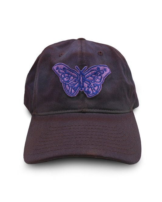 Purple Butterfly - Hand Dyed Hat