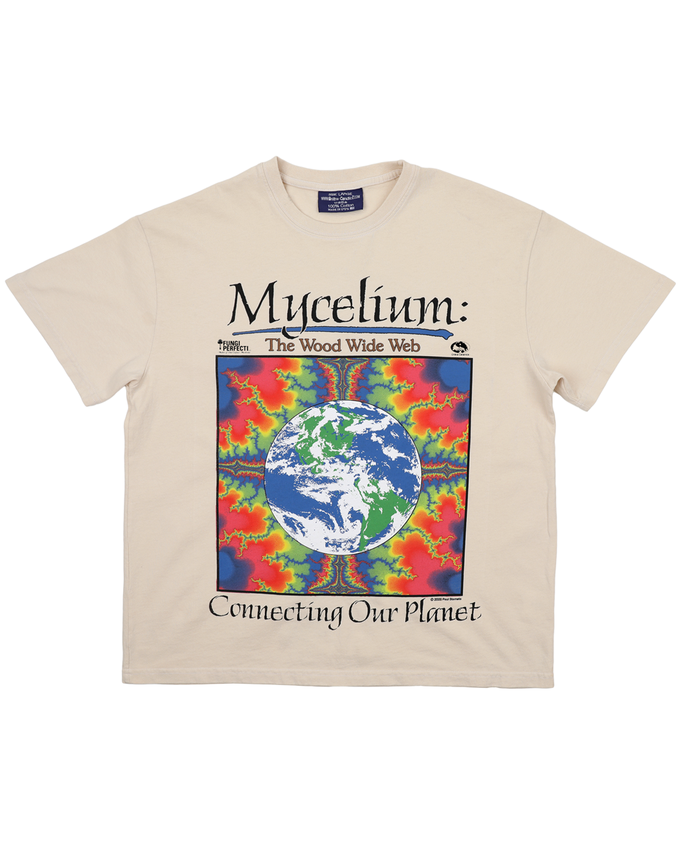 Wood Wide Web - Cream Tee