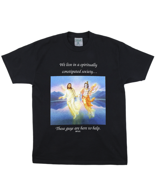 Here to Help - Black Tee