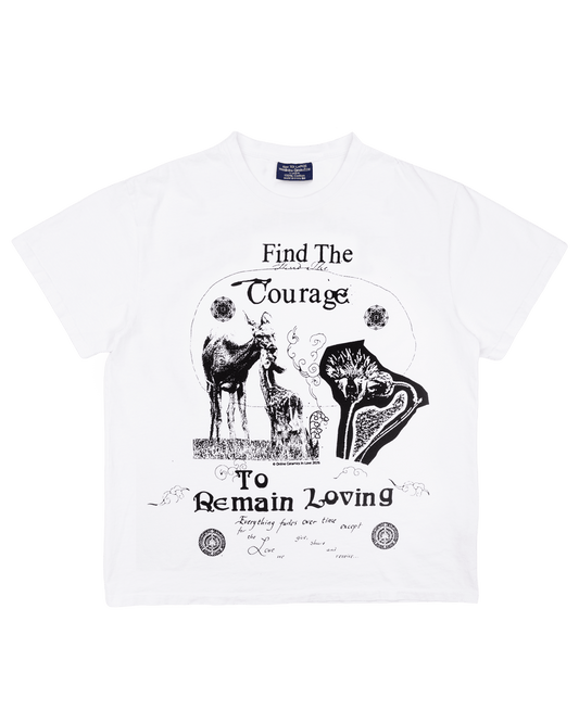 Courage - White Tee